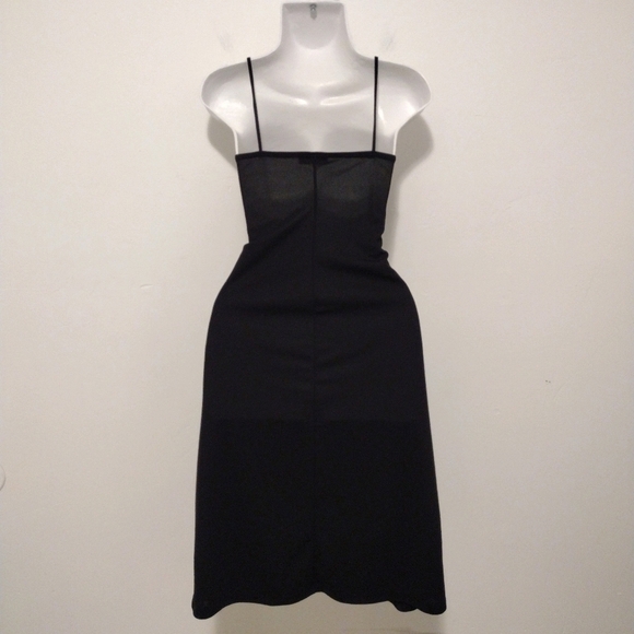 Identity - Black Spaghetti Straps Midi Dress - Picture 8 of 12